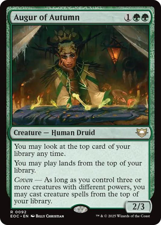 Image for Augur of Autumn (92) (Commander: Edge of Eternities) - Magic: The Gathering
