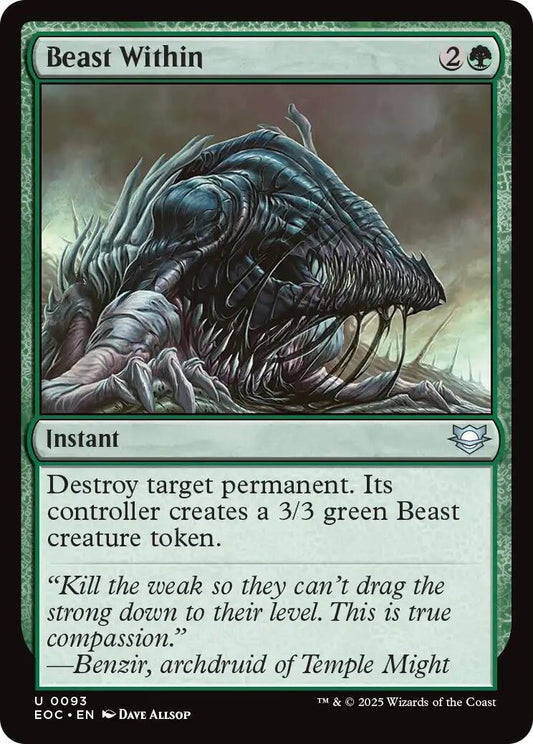 Image for Beast Within (93) (Commander: Edge of Eternities) - Magic: The Gathering