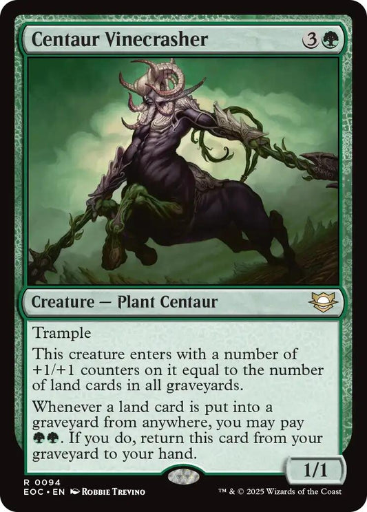 Image for Centaur Vinecrasher (94) (Commander: Edge of Eternities) - Magic: The Gathering