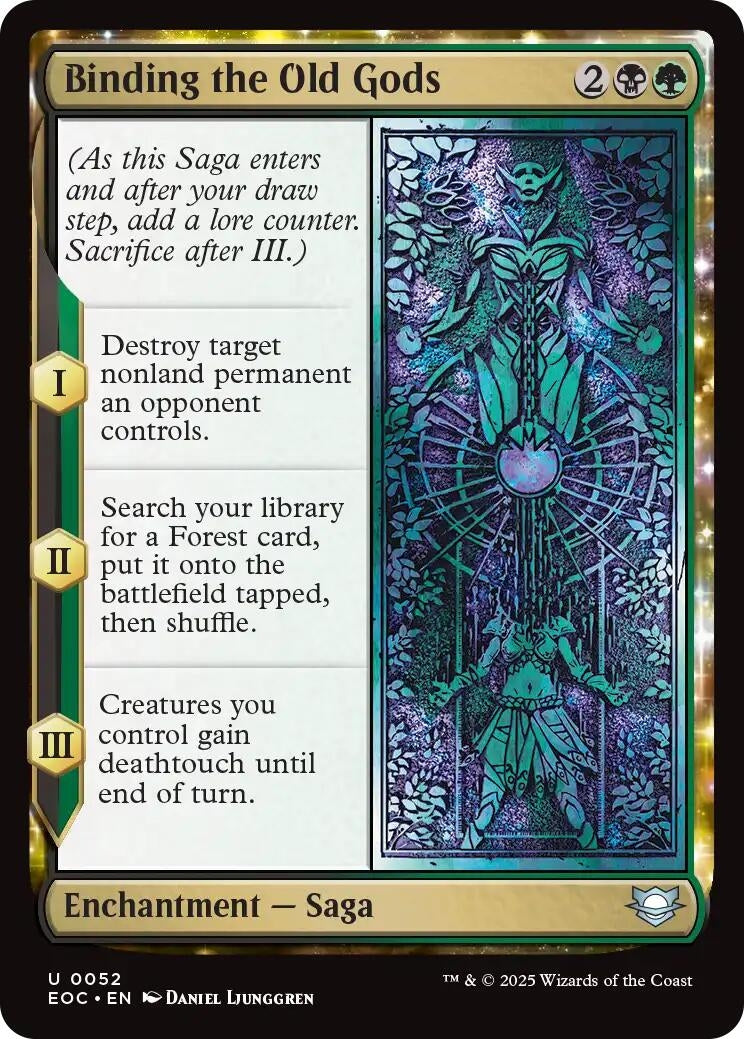 Image for Binding the Old Gods (52) (Commander: Edge of Eternities) - Magic: The Gathering