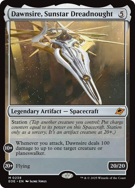 Image for Dawnsire, Sunstar Dreadnought (238) (Edge of Eternities) - Magic: The Gathering