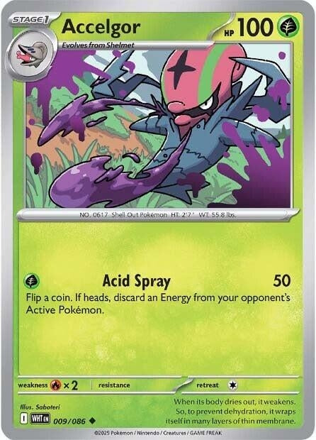 Image for Accelgor (009/086) (SV: White Flare) - Pokemon