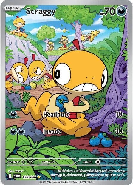 Image for Scraggy (138/086) (SV: White Flare) - Pokemon