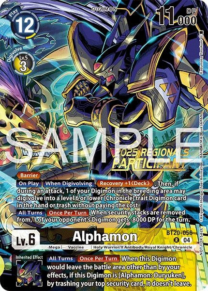 Image for Alphamon (Regionals 25-26 Season 2 Participant) (Release Special Booster 2.0) - Digimon Card Game