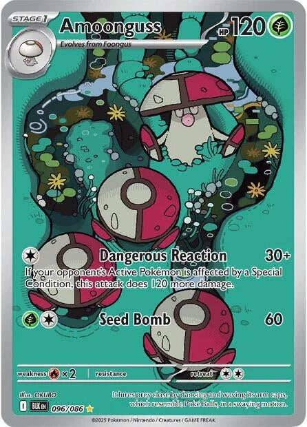 Image for Amoonguss (096/086) (SV: Black Bolt) - Pokemon