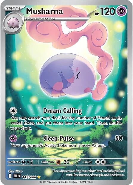 Image for Musharna (117/086) (SV: Black Bolt) - Pokemon