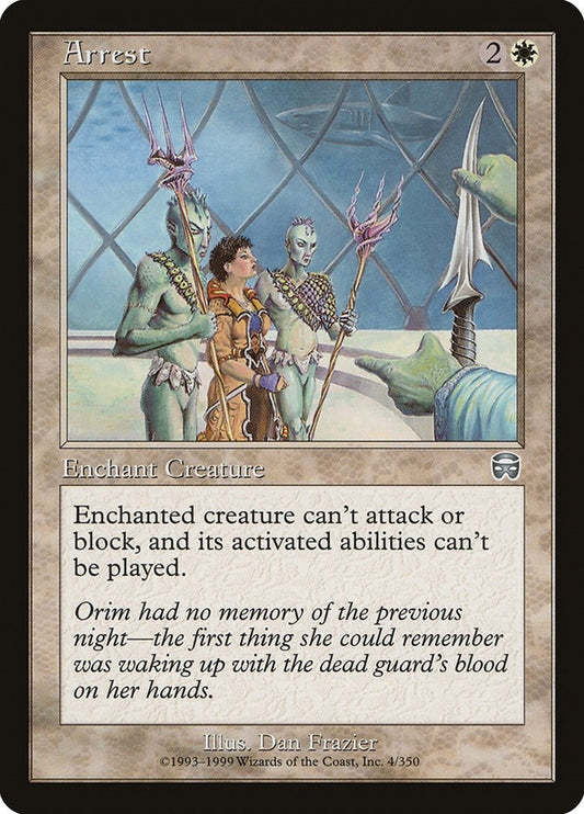 Image for Arrest (4) (Mercadian Masques) - Magic: The Gathering