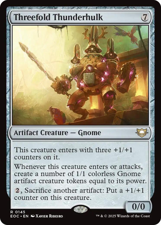 Image for Threefold Thunderhulk (145) (Commander: Edge of Eternities) - Magic: The Gathering