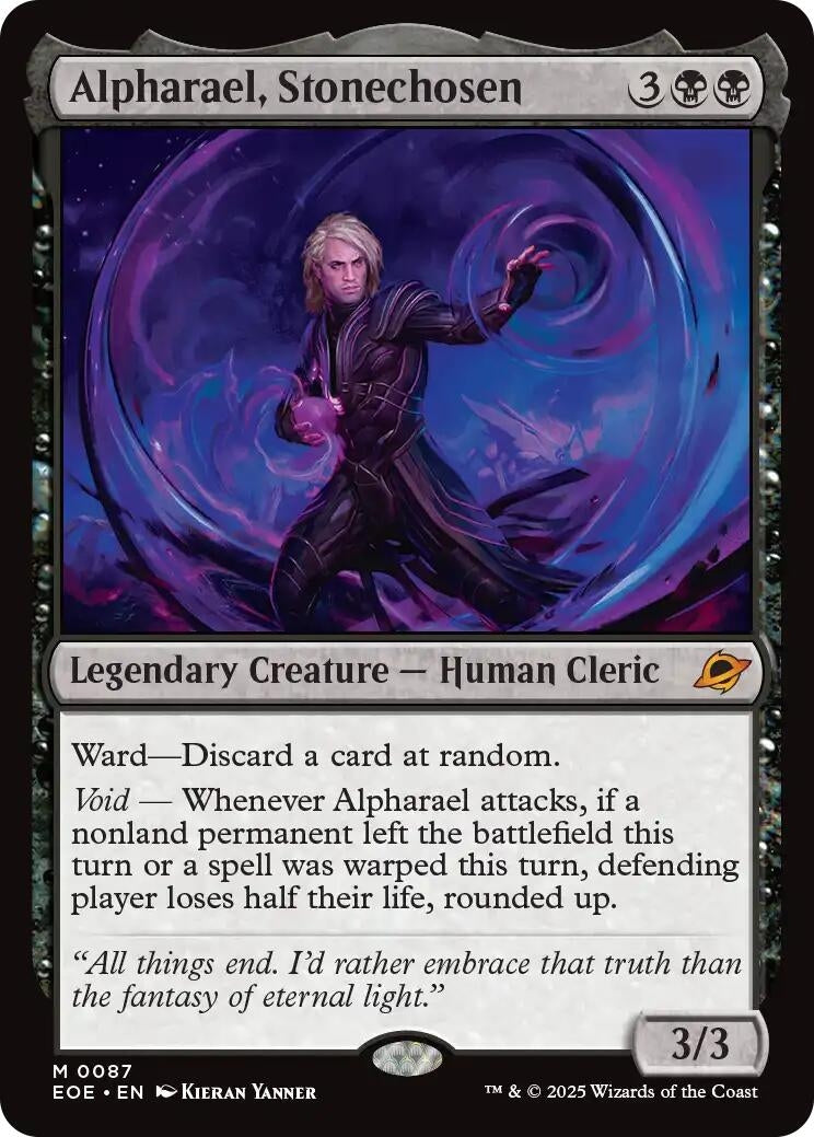 Image for Alpharael, Stonechosen (87) (Edge of Eternities) - Magic: The Gathering