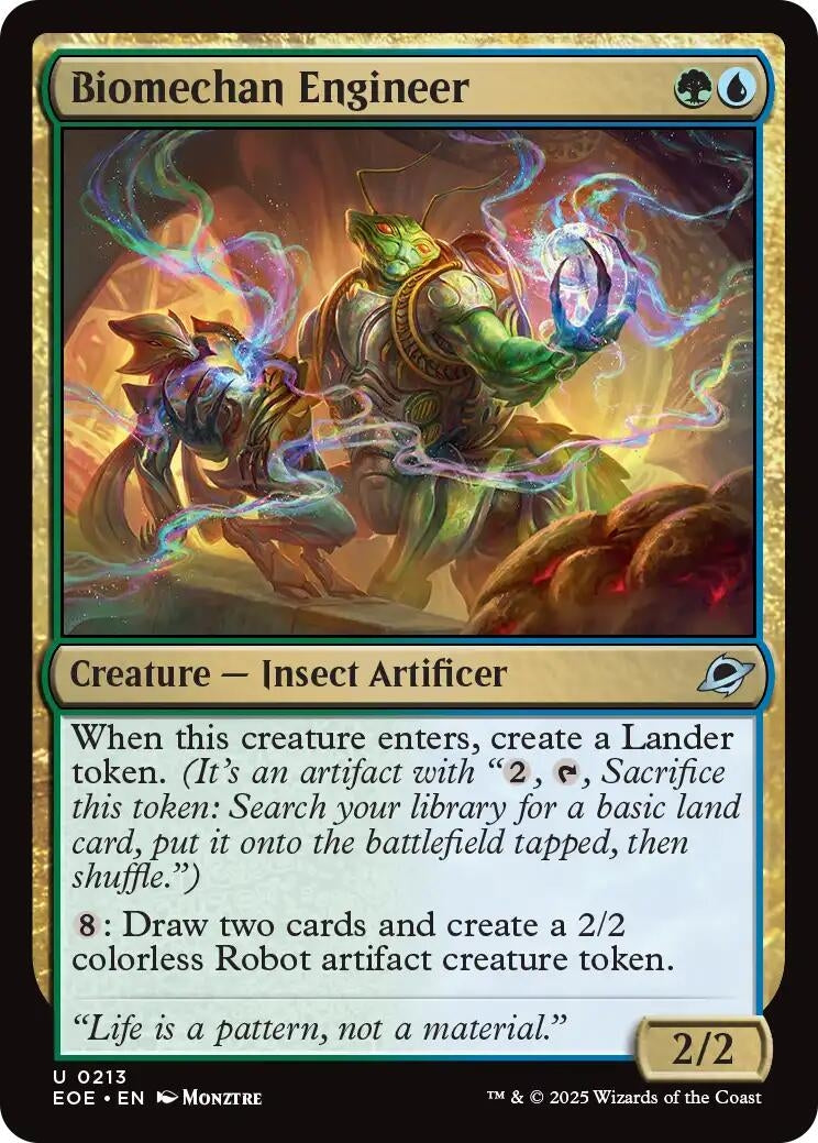 Image for Biomechan Engineer (213) (Edge of Eternities) - Magic: The Gathering