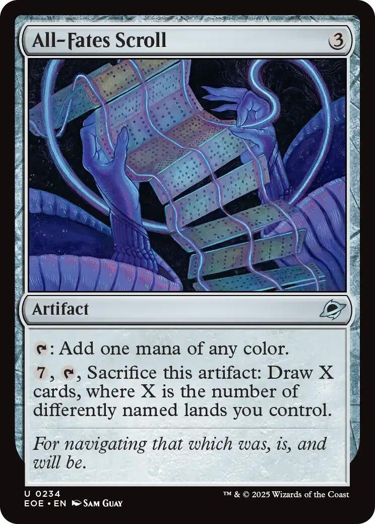 Image for All-Fates Scroll (234) (Edge of Eternities) - Magic: The Gathering