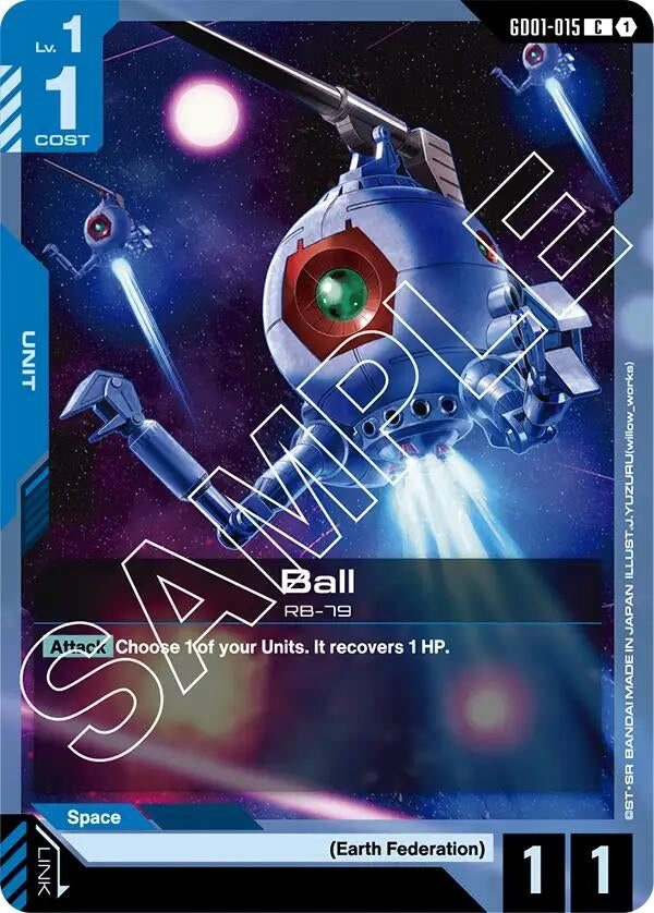 Image for Ball (GD01-015) (Newtype Rising) - Gundam Card Game