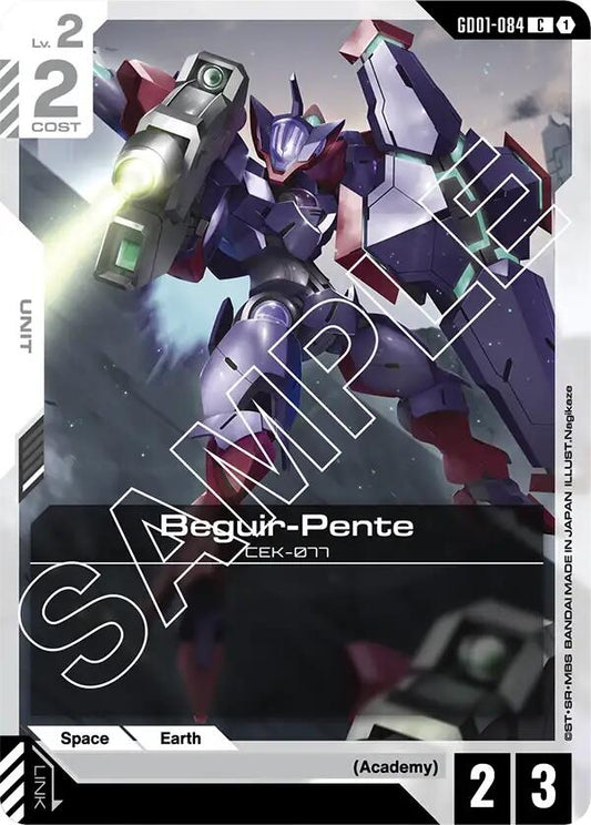 Image for Beguir-Pente (GD01-084) (Newtype Rising) - Gundam Card Game