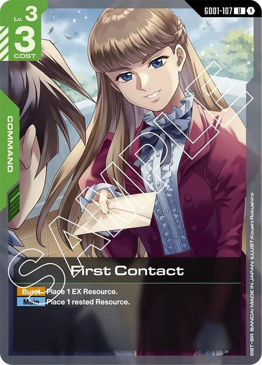 Image for First Contact (GD01-107) (Newtype Rising) - Gundam Card Game