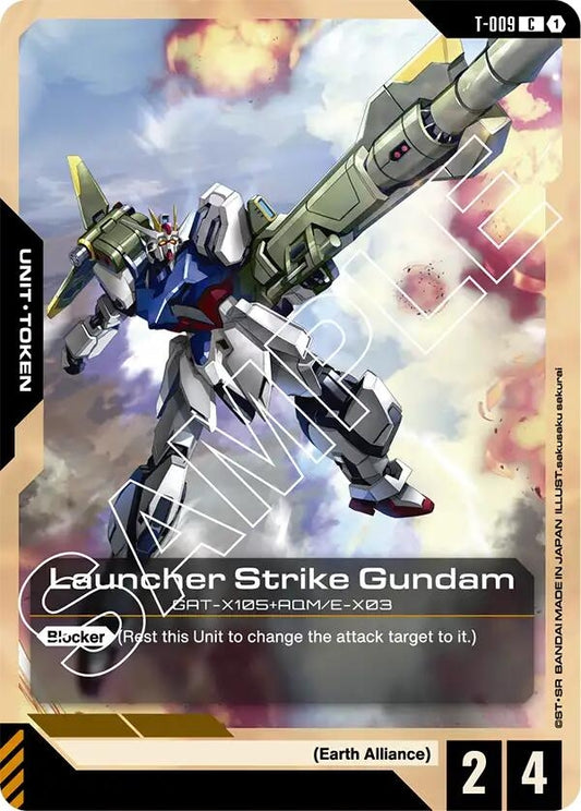Image for Launcher Strike Gundam (T-009) Token (T-009) (Newtype Rising) - Gundam Card Game