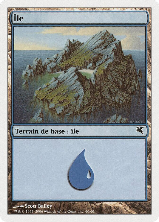 Image for Island (French) - "Ile" (H60) (H60) (Magic Encyclopedia 2005 (Salvat/Hachette)) - Magic: The Gathering