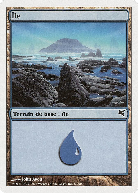 Image for Island (French) - "Ile" (G60) (G60) (Magic Encyclopedia 2005 (Salvat/Hachette)) - Magic: The Gathering