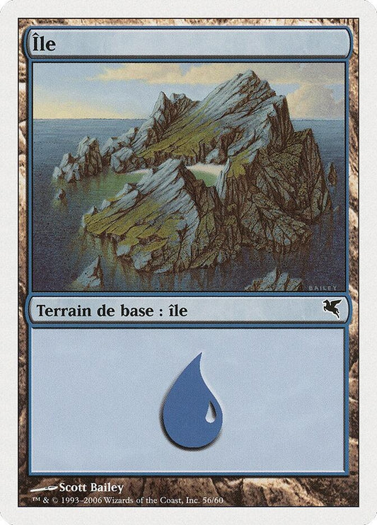Image for Island (French) - "Ile" (H56) (H56) (Magic Encyclopedia 2005 (Salvat/Hachette)) - Magic: The Gathering