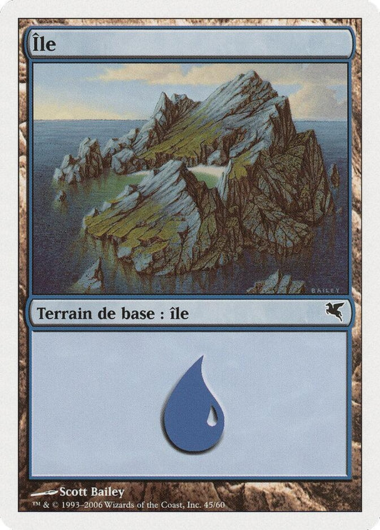 Image for Island (French) - "Ile" (H45) (H45) (Magic Encyclopedia 2005 (Salvat/Hachette)) - Magic: The Gathering