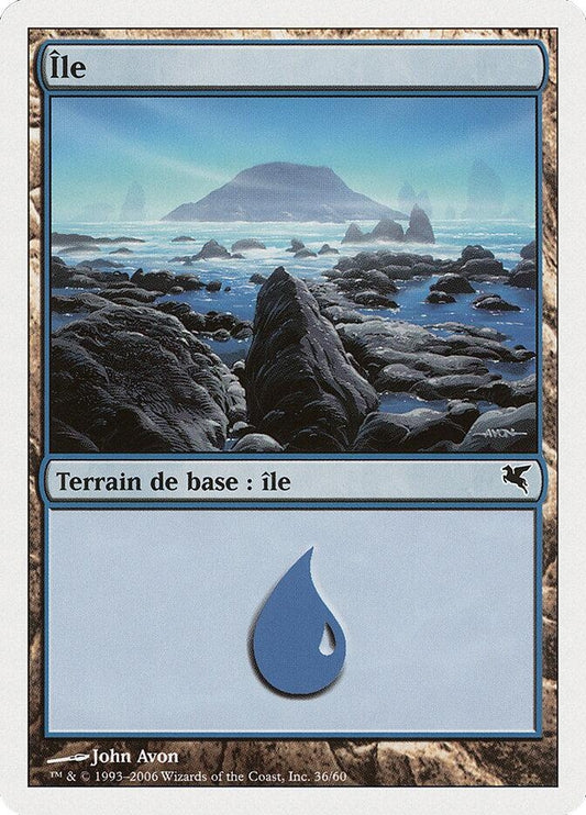 Image for Island (French) - "Ile" (G36) (G36) (Magic Encyclopedia 2005 (Salvat/Hachette)) - Magic: The Gathering