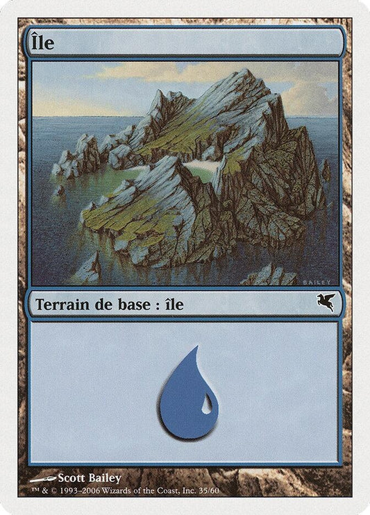 Image for Island (French) - "Ile" (G35) (G35) (Magic Encyclopedia 2005 (Salvat/Hachette)) - Magic: The Gathering