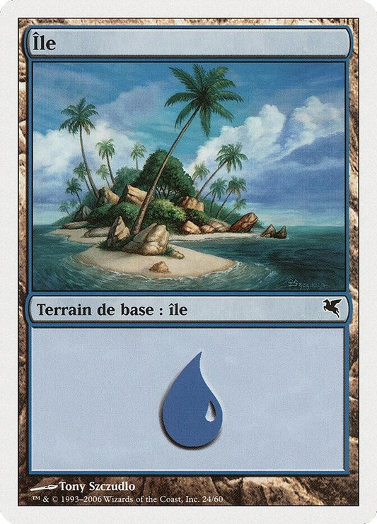 Image for Island (French) - "Ile" (G24) (G24) (Magic Encyclopedia 2005 (Salvat/Hachette)) - Magic: The Gathering