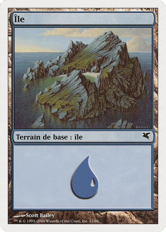 Image for Island (French) - "Ile" (H11) (H11) (Magic Encyclopedia 2005 (Salvat/Hachette)) - Magic: The Gathering