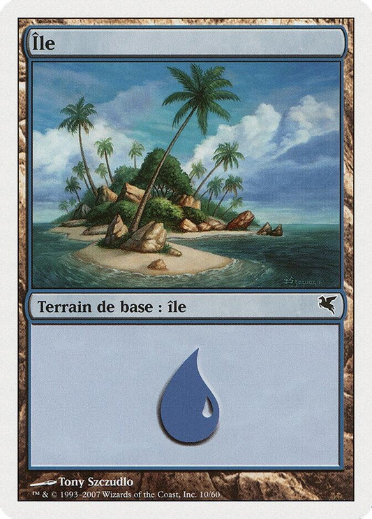 Image for Island (French) - "Ile" (E10) (E10) (Magic Encyclopedia 2005 (Salvat/Hachette)) - Magic: The Gathering