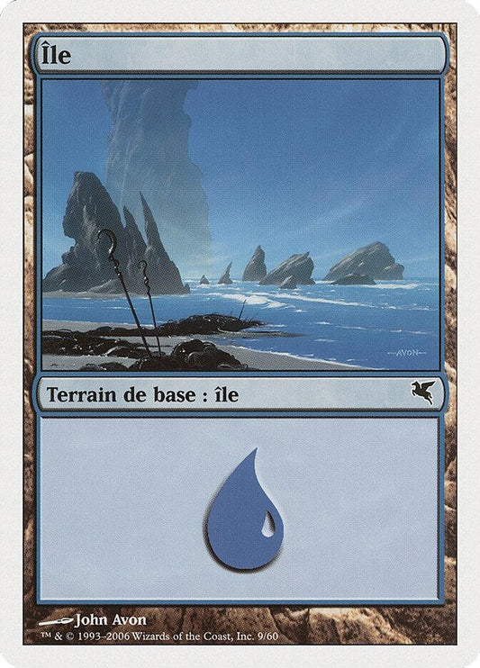 Image for Island (French) - "Ile" (H9) (H9) (Magic Encyclopedia 2005 (Salvat/Hachette)) - Magic: The Gathering