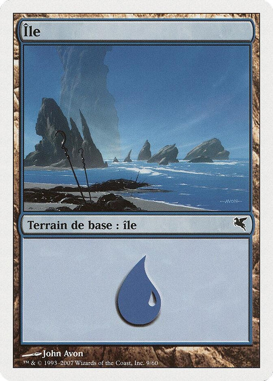 Image for Island (French) - "Ile" (E9) (E9) (Magic Encyclopedia 2005 (Salvat/Hachette)) - Magic: The Gathering