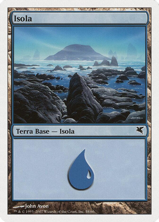 Image for Island (Italian) - "Isola" (E58) (E58) (Magic Encyclopedia 2005 (Salvat/Hachette)) - Magic: The Gathering