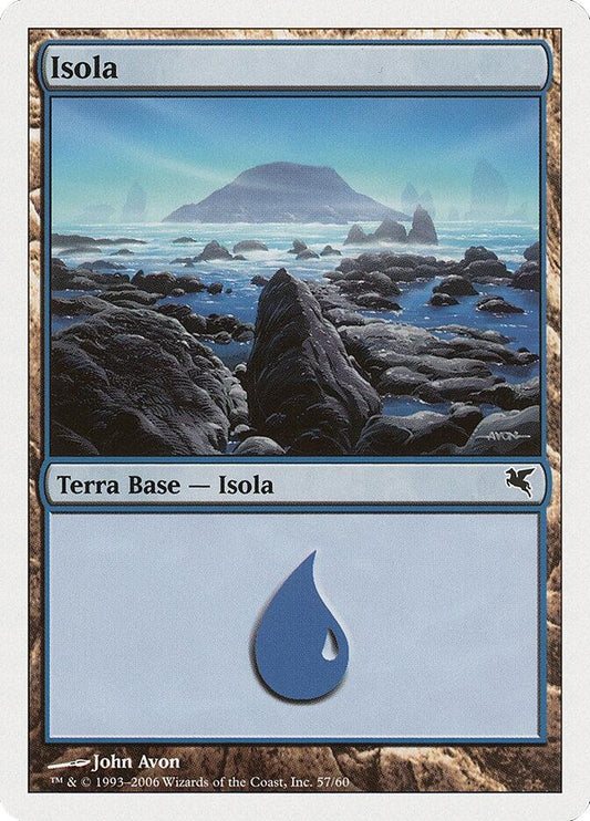 Image for Island (Italian) - "Isola" (H57) (H57) (Magic Encyclopedia 2005 (Salvat/Hachette)) - Magic: The Gathering