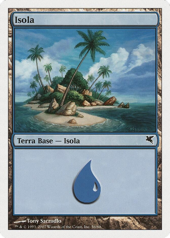 Image for Island (Italian) - "Isola" (E56) (E56) (Magic Encyclopedia 2005 (Salvat/Hachette)) - Magic: The Gathering