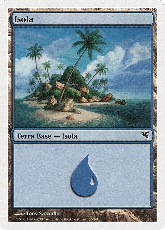 Image for Island (Italian) - "Isola" (E56) (E56) (Magic Encyclopedia 2005 (Salvat/Hachette)) - Magic: The Gathering