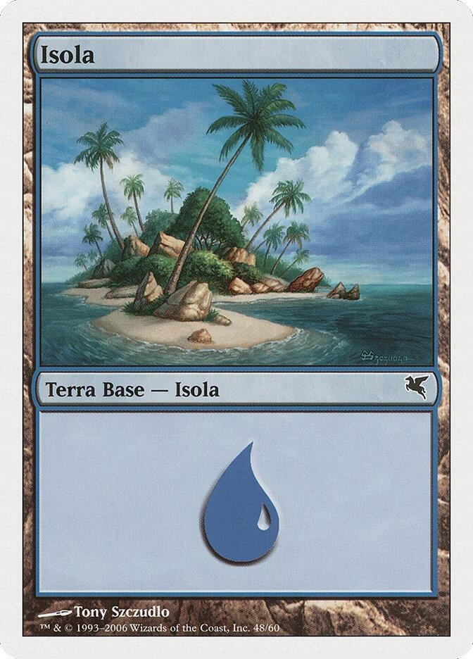 Image for Island (Italian) - "Isola" (H48) (H48) (Magic Encyclopedia 2005 (Salvat/Hachette)) - Magic: The Gathering