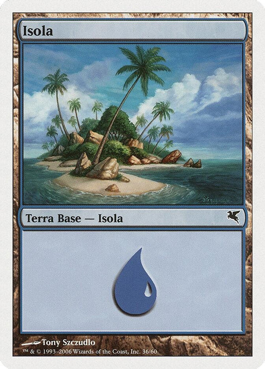 Image for Island (Italian) - "Isola" (H36) (H36) (Magic Encyclopedia 2005 (Salvat/Hachette)) - Magic: The Gathering