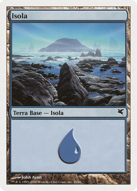 Image for Island (Italian) - "Isola" (G36) (G36) (Magic Encyclopedia 2005 (Salvat/Hachette)) - Magic: The Gathering