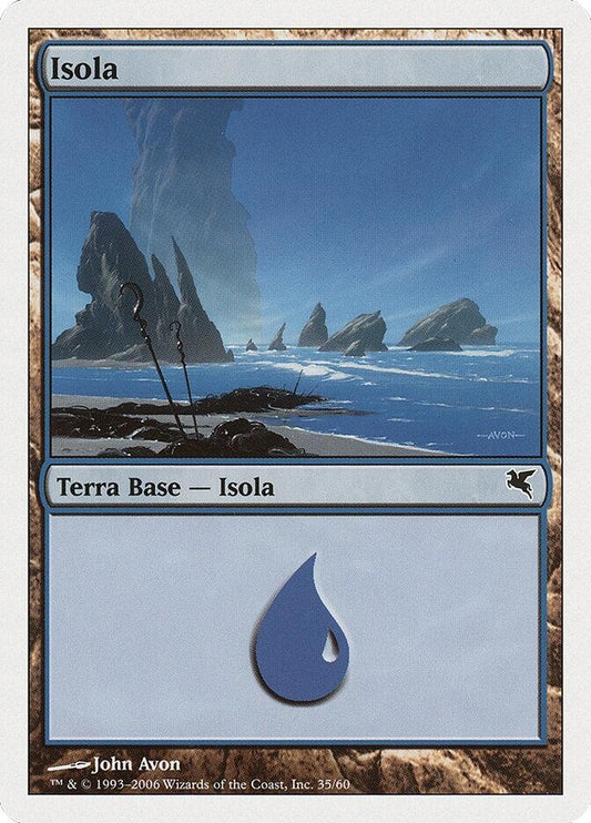 Image for Island (Italian) - "Isola" (H35) (H35) (Magic Encyclopedia 2005 (Salvat/Hachette)) - Magic: The Gathering