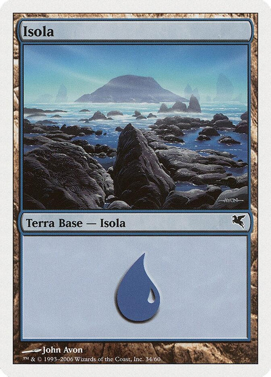 Image for Island (Italian) - "Isola" (H34) (H34) (Magic Encyclopedia 2005 (Salvat/Hachette)) - Magic: The Gathering