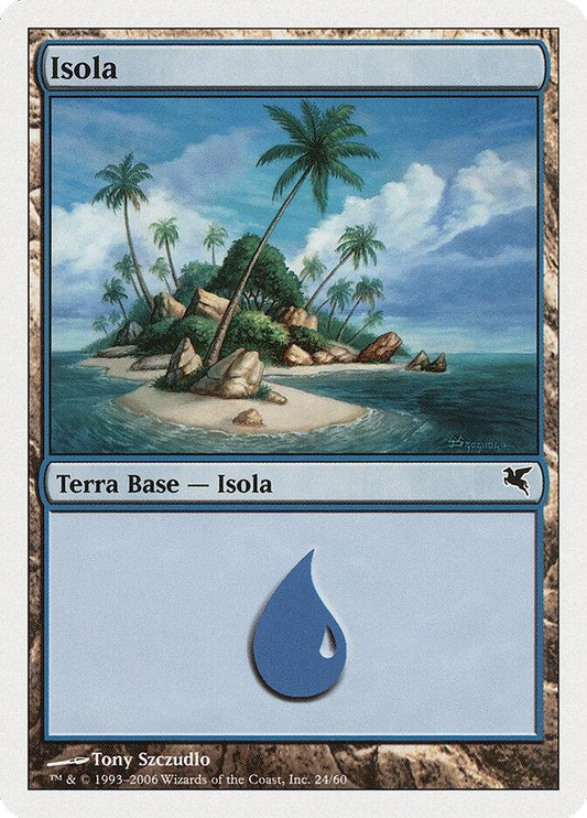 Image for Island (Italian) - "Isola" (G24) (G24) (Magic Encyclopedia 2005 (Salvat/Hachette)) - Magic: The Gathering