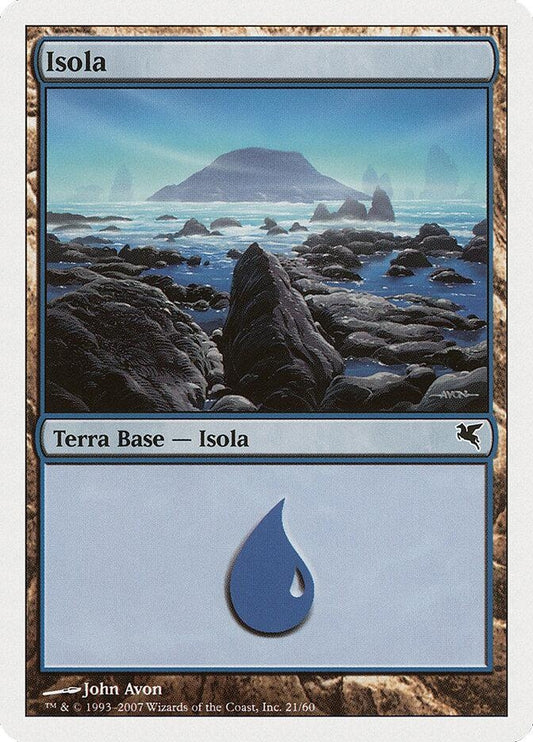 Image for Island (Italian) - "Isola" (E21) (E21) (Magic Encyclopedia 2005 (Salvat/Hachette)) - Magic: The Gathering