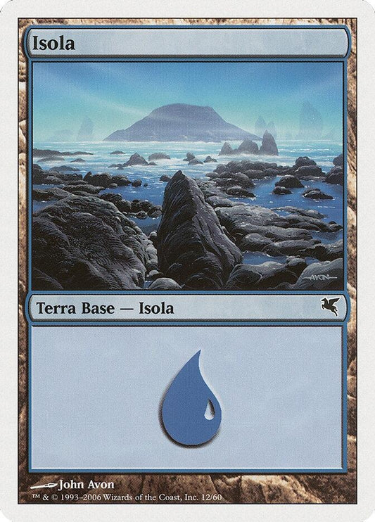 Image for Island (Italian) - "Isola" (H12) (H12) (Magic Encyclopedia 2005 (Salvat/Hachette)) - Magic: The Gathering