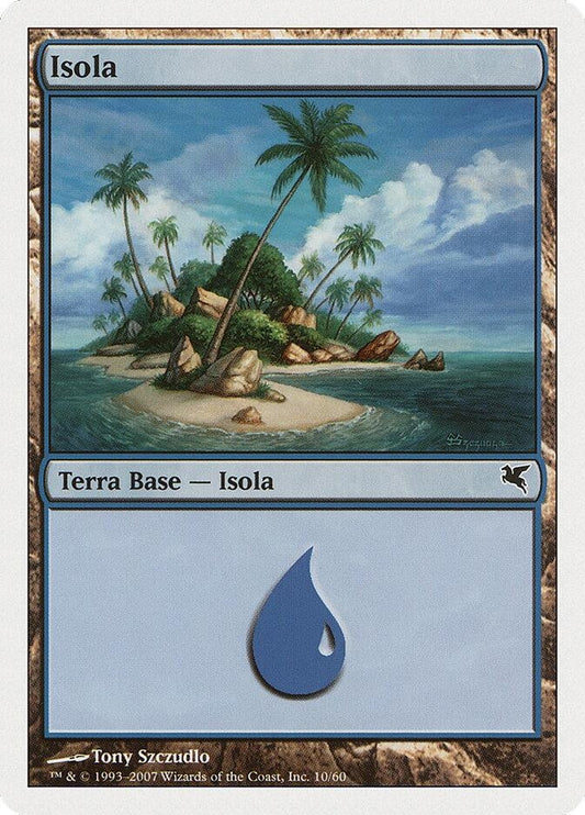 Image for Island (Italian) - "Isola" (E10) (E10) (Magic Encyclopedia 2005 (Salvat/Hachette)) - Magic: The Gathering