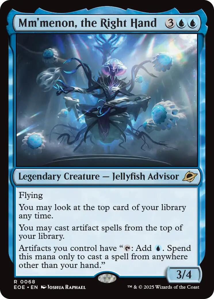 Image for Mm'menon, the Right Hand (68) (Edge of Eternities) - Magic: The Gathering