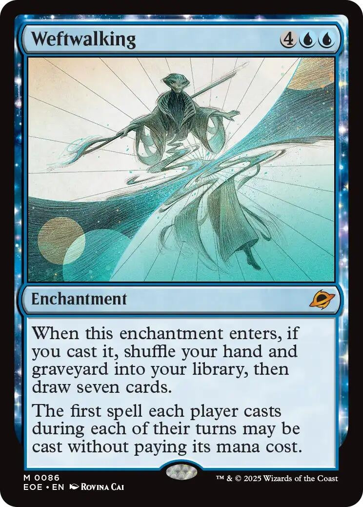 Image for Weftwalking (86) (Edge of Eternities) - Magic: The Gathering