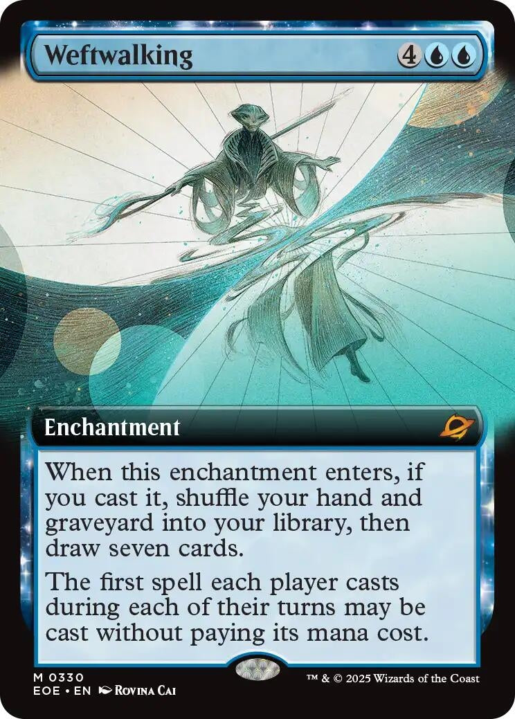 Image for Weftwalking (Extended Art) (330) (Edge of Eternities) - Magic: The Gathering