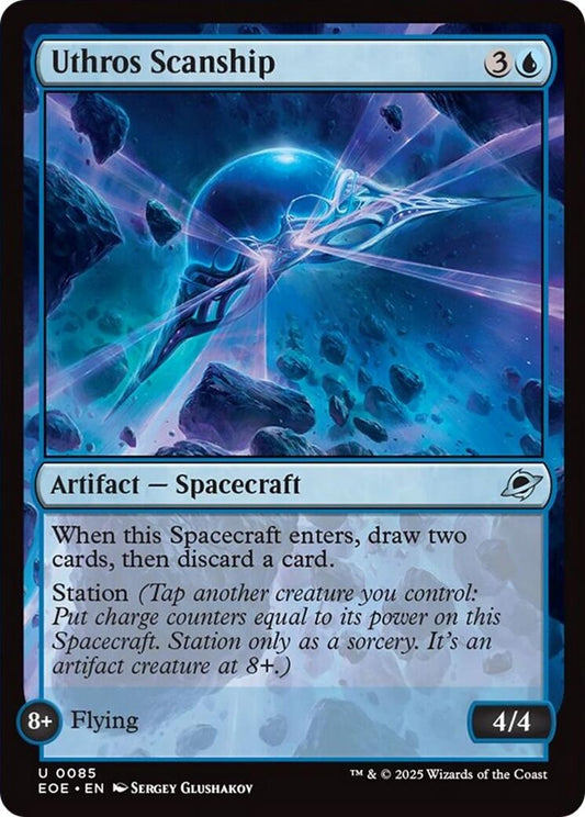 Image for Uthros Scanship (85) (Edge of Eternities) - Magic: The Gathering