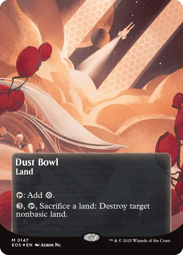 Image for Dust Bowl (0147) (Borderless) (Galaxy Foil) (147) (Edge of Eternities: Stellar Sights) - Magic: The Gathering
