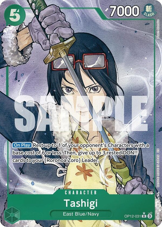 Image for Tashigi (Alternate Art) (OP12-031) (Legacy of the Master) - One Piece Card Game