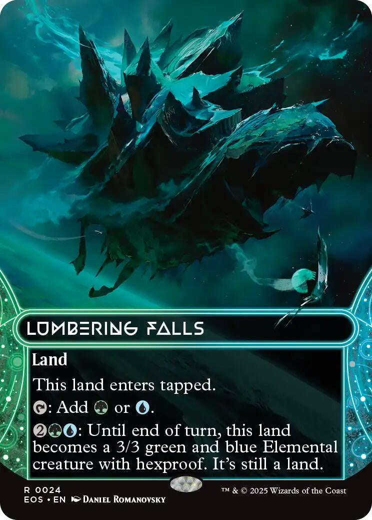 Image for Lumbering Falls (0024) (Borderless) (24) (Edge of Eternities: Stellar Sights) - Magic: The Gathering